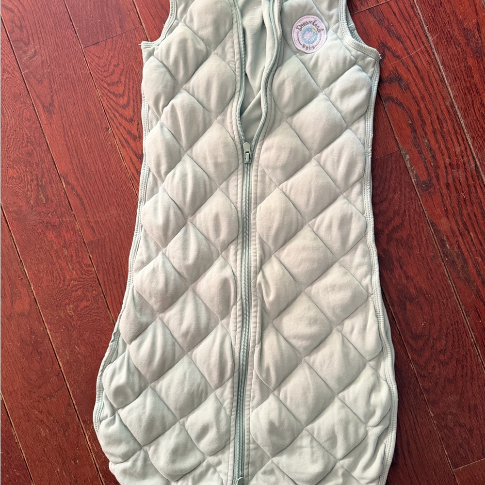 Dreamland Baby Light Sage Quilted weights Kids Sleep Sack